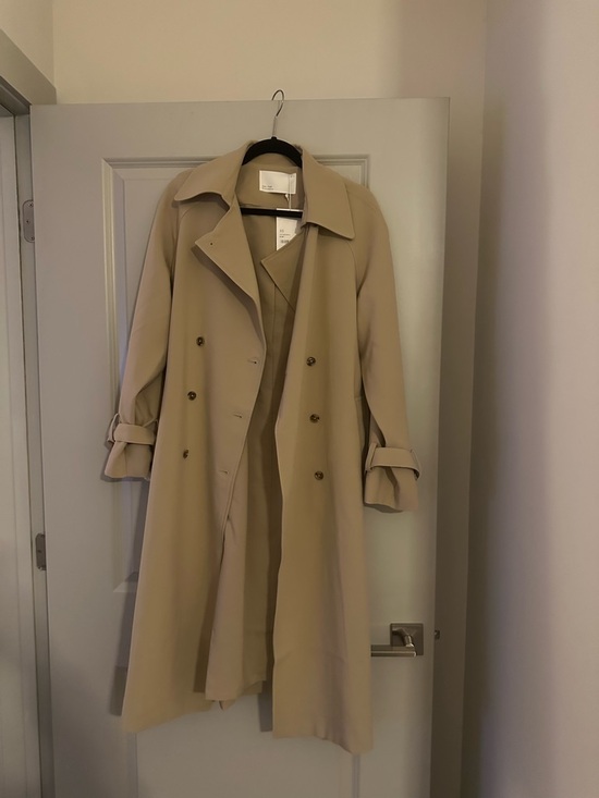 OAK + FORT Jackets & Blazers - OAK + FORT Oversized Trench Coat